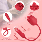 2 In 1 Rose Nipple Stimulator Sex Toy